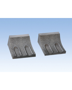 H0 Binnentunnelmuren gebogen 10 cm lang 2 stuks Noch 58031