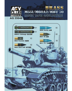 1/35 152mm Tank Ammuntiton for M551/ M60A2/ MBT 70 AFV-Club AG35048