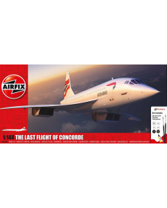 1/144 Concorde, The Last Flight - Gift Set Airfix 50189
