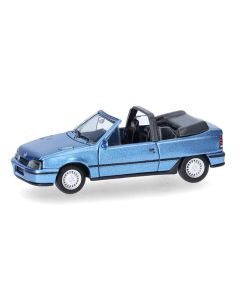 H0 Opel Kadett E Gsi Cabrio, blauw metallic Herpa 430920