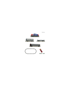 N Startset z21 SBB Cargo startset dieselloc BR 203 met 3 goederenwagens, DCC digitaal sound Fleischmann 931903