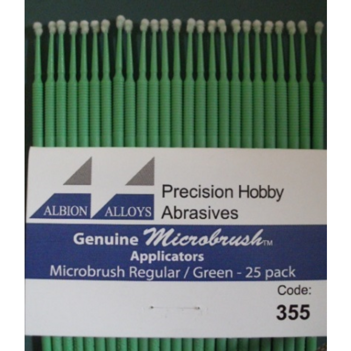 Microbrush Applicators Regular Green, 25 stuks
