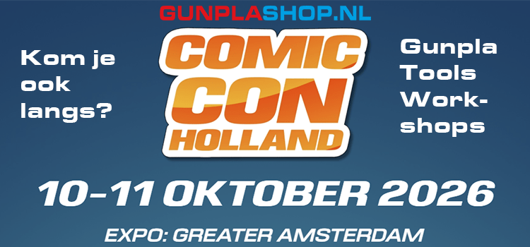 Gunplashop.nl is aanwezig op Comic Con Holland