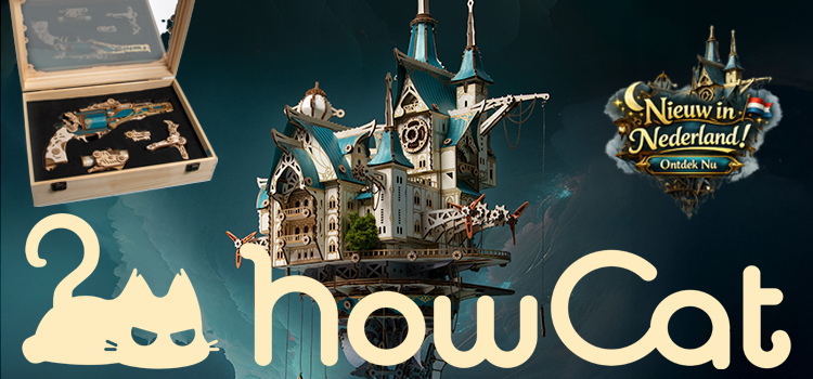 NIEUW!! HOWCAT 3D Puzzels